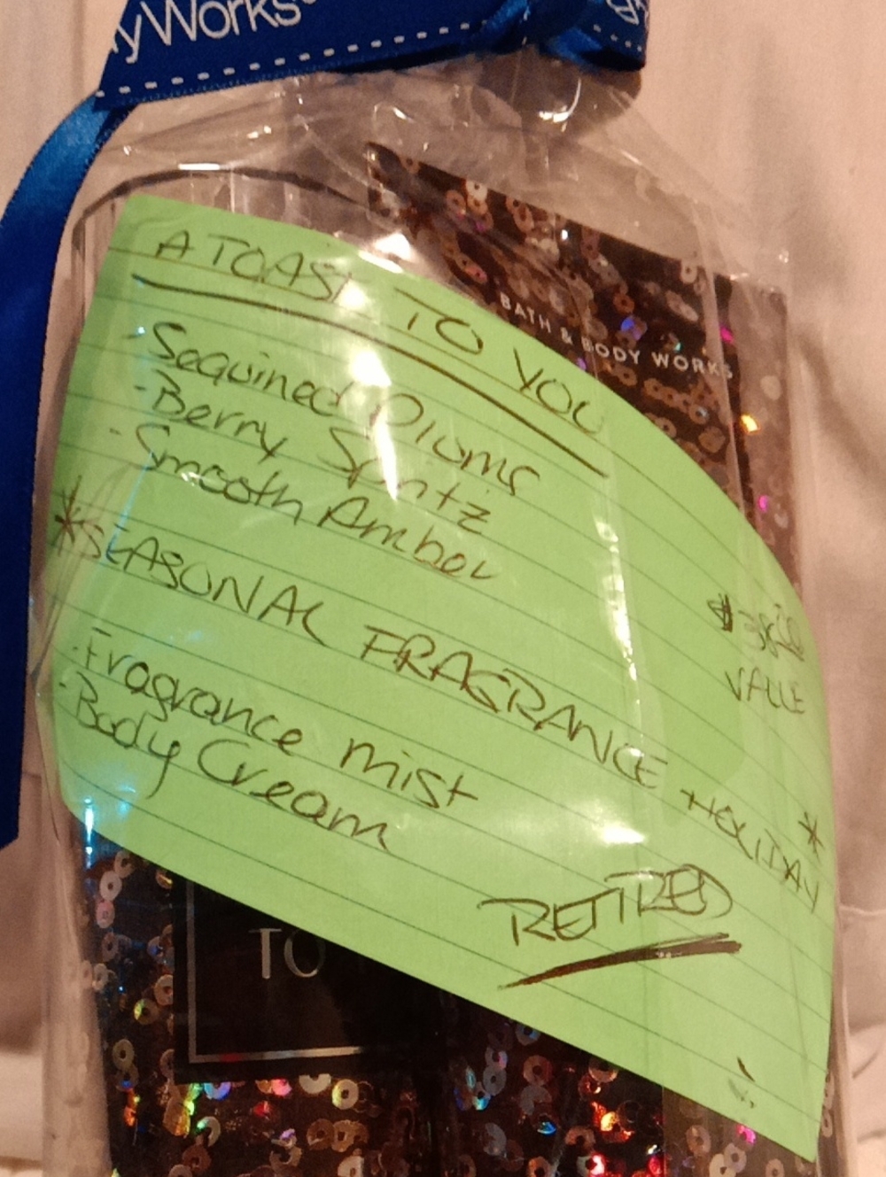 Bath & Body Works Black Sequin Gift Set/Retired Original Cost $38 Item I Was Jus